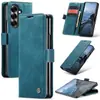 Adecuado para la Nueva Funda para Teléfono Móvil Samsung Z Fold7 Funda para Teléfono Móvil Galaxy Z Fold5 Funda Protectora Flip de Cuero Retro