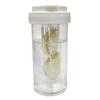 Vaso Explosivo de Mano para Agitar Tono Mismo Estilo Vaso para Té de Frutas Vaso de Plástico Portátil con Colador de Té Vaso de Agua Simple para Estudiante Vaso con Tubo de Succión