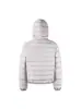 Chamarra con Capucha de Plumas Patchwork Desconstruido Estilo Americano para Mujeres y Hombres, Nuevo Modelo de Invierno, Corte Holgado, Cálida, Ligera, Abrigo de Plumas de Pato Blanco