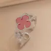 Anillo Exquisito Super Brillante de Circonita para Niñas, Lujo Accesible y Anillo de Apertura Ajustable de Gama Alta, Baño de Oro Real Simple