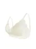 Sutiã de renda estilo francês para mulheres, sem aro, com bojo, anti-exposição, camisola interna, linda lingerie para as costas para mulheres