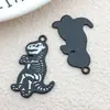 Aleación con Goteo de Aceite Animales de Dibujos Animados Dinosaurio Colgante DIY Collar Pendiente Llavero Accesorio de Joyería Kit de Materiales