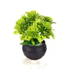 Atacado transfronteiriço de suculentas artificiais, combinações de plantas de mini abacaxi de plástico com formato de coração, flores artificiais, plantas de plástico e itens de decoração para casa