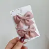 Pinzas para el pelo de lazo para niños No dañan el pelo, Accesorios para el pelo de niñas pequeñas, Accesorios para la cabeza de niñas celebridades de Internet, Pinzas de tela para el pelo de bebé