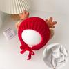 Gorro de bebé de otoño e invierno de algodón, bonito y súper lindo, gorro de lana para bebé, gorro cálido de invierno con protección auditiva para niños y niñas.