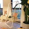 Cesta colgante escandinava Ins Silla colgante de celebridad de Internet Douyin Columpio de borla para balcón Mecedora para niños en interiores Silla perezosa para el hogar