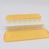 Bandeja de Gelo Doméstica Congelador Rápido Molde de Congelamento de Cubos de Gelo de Plástico com Tampa Máquina de Gelo Caixa de Gelo Quadrada Armazenamento para Geladeira Atacado
