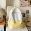 Mochila Pequeña Blanca Suave con Estampado de Estrellas de Amor Estilo Girly Mochila Fresca Suave para Estudiante Fiesta Salida de Vacaciones