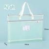 Bolsa de Arte 8K Grande Bolsa de Archivo de Malla Transparente 8K Engrosada Gran Capacidad para Estudiantes Pintura Cuaderno de Bocetos Bolsa de Cosméticos Lote