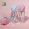 Tubo de Gloss Transparente Shanyi de Plástico com Formato Irregular Tubo Vazio Tubo Redondo para Gloss Labial Tubo de Plástico para Gloss Labial Material de Embalagem 3ml