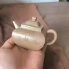 Tetera Cuadrada de Arcilla Púrpura Yixing Original, Cocida a Madera a Alta Temperatura, Semi-Hecha a Mano, para Uso Doméstico, Juego de Té