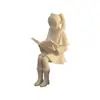 Frieren: Merchandise de Anime Beyond Journey's End - Figura da Frieren Sentada e Lendo, Decoração Criativa para Desktop