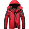 Jaqueta Outdoor Tamanho Grande Masculina Roupas de Pesca para Exterior Inverno à Prova de Vento e Resistente ao Frio com Forro de Fleece Espessada Roupa de Montanhismo Jaqueta para Homens