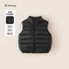 Ropa para Niños Yingsibo Chaqueta de Plumas para Niños Color Sólido Cuello Alto Abrigo a Prueba de Tres Elementos Chaleco Cálido Engrosado Resistente al Frío Ropa de Invierno