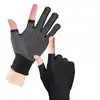 Luvas Especiais para Embalagem Expressa, Proteção do Trabalho, Separação de Mercadorias, Resistentes ao Desgaste, Vazamento, Estilo Fino de Dois Dedos para Homens e Mulheres, Cola Antiderrapante