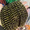 Ágata Negra Natural Mantra de Seis Caracteres Contas Soltas Contas de Buda Contas Redondas Pulseiras de Contas Acessórios para Joias DIY Produtos Semi-Acabados Atacado