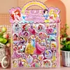 Pegatinas de Dibujos Animados para Niños, Puntada Tridimensional de Doble Capa, Princesa Elsa, Pegatinas de Toy Story, Pegatinas de Grupo Femenino Kpop Cazador de Demonios