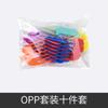 Pente limitador cor comum 10 peças cabeça de óleo degradê Máquina de cortar cabelo pente de posicionamento paquímetro suporte de cartão universal Guangzhou