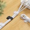 Sujetacables de Datos al por Mayor sin Perforaciones para el Hogar Multifuncional Alambre Fijo Espalda con Espalda Autoadhesivo Gestión de Cables Velcro
