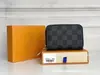 Carteras Transfronterizas para Hombre y Mujer, Nueva Cartera Casual de Lujo Transfronteriza con Múltiples Ranuras para Tarjetas, Cartera Corta Estampada para Monedas