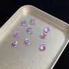 Nuevo modelo transfronterizo: Serie de colores macaron electrochapados Ditu Spider Cut Pro, accesorios para decoración de uñas DIY, aretes y diamantes sueltos redondos