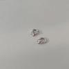 Joyería de plata esterlina S925 para mujer, exquisita hebilla de oreja de circonita pequeña, temperamento simple, pendientes de otoño e invierno al por mayor, clavos de hueso de oreja de nicho