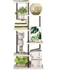 Rack de flores Sala de estar Varanda de chão Rack de armazenamento de flores 2024 Novo suporte para vasos de flores Planta de ferro carnudo multicamadas