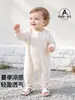 Ropa de Verano para Bebé, Mameluco para Bebé, Ropa de Verano Fina de Manga Larga Clase A para Bebés, Ropa para Exteriores