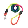 Correa Reflectante para Perros Transfronteriza para Perros Pequeños, Medianos y Grandes, Correa de Nylon Extendida para Perros, Correa Luminosa Anti-Pérdida para Perros