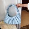Bolsa Nuvem Plissada 2025 Feminina Verão Nova Bolsa Dumpling Grande Capacidade Bolsa de Mão Textura Tendência Bolsa de Ombro para Mulheres