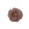 Perla de punto chifón más flor de diamante DIY accesorios para el cabello juguete ropa zapatos y sombreros textiles para el hogar accesorios de flores decorativas hechos a mano