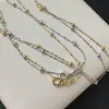 Colar Estrela Antiga em Prata de Lei S925 Design de Nicho Simples Moderno Retro Francês Colar de Contas Empilhadas