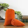 Bolsas de Veludo com Cordão Atacado Bolsas de Veludo com Cordão para Joias Pequenas Bolsas de Tecido para Armazenamento de Fone de Ouvido Bolsas de Veludo com Cordão de Cor Sólida