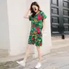 Roupas de tecido com flores grandes do Nordeste roupão matinal festa de aniversário celebridade da internet madrinhas amigas do sexo feminino giro de duas pessoas pijama traje de performance para irmãs
