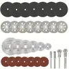 Mini Hojas de Sierra de Desbaste, Hojas de Sierra Circular, Mini Hojas de Malla, Mini Hojas para Carpintería y Corte de Metal, Juego de Hojas de Corte y Desbaste Eléctricas