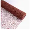 Materiais Decorativos para Jardim de Infância Malha Recortada Embalagem de Rosa Artesanal Malha para Buquê Fundo de Malha Cacheado DIY Jacquard Espesso