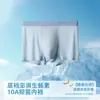 Ropa Interior Masculina de Seda de Hielo, Ropa Interior Fina de Verano Sin Costuras, Calzoncillos Bóxer Transpirables Antibacterianos de Seda de Hielo para Hombre Talla Grande