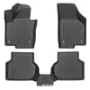 Adecuado para Vw Jetta 2011-2018 Alfombrillas 3D para Todo Clima de TPE y Alfombrilla para Maletero