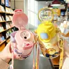 Termo Judy de Zootopia Acero Inoxidable Taza Elegante de Aspecto Premium para Estudiantes Mujeres y Niños Portátil Taza de Nick Barriga Grande