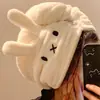 Touca Secagem Rápida Orelha de Coelho Fofa para Mulheres, Fleece de Coral Espesso, Absorvente, Secagem Rápida, Faixa para Cabeça, Uso Doméstico, Lavagem de Cabelo, Secagem de Cabelo, Touca de Banho