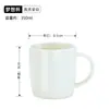 Tazas de Cerámica con Logo Personalizado para Uso en Casa, Regalos Promocionales, Tazas de Café, Tazas Mate al por Mayor con Tapas y Cucharas