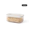 Caixa de Armazenamento para Geladeira Quadrada de Plástico para Grãos Pote Selado para Alimentos Pote de Armazenamento de Alimentos Conjunto de Caixas de Armazenamento para Cozinha Empilhável