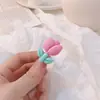 Linda Chica Dulce Flor Escarchada Pinza de Pato Pinza para el Cabello de Tulipán Color Caramelo Pinza para Flequillo Lateral Accesorios para el Cabello
