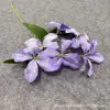 6 Cabezas de Orquídea de Llama Flores Artificiales, Líneas de Lirio, Flores Decorativas, Arreglos Florales, Arreglos Florales de Pared de Flores, Decoración de Hotel y Hogar Flores Artificiales