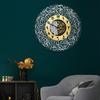 Reloj de pared grande, silencioso, acrílico, redondo, estéreo transfronterizo, de 60 cm, para decoración del hogar, vacaciones, 3D, de Oriente Medio
