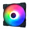 En Stock Ventilador de Caja de 12 cm con Iluminación LED Interna Refrigeración Iluminación RGB Ventilador de Alto Volumen de Aire Ventilador para Computadora de Escritorio Venta al por Mayor