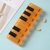 Amazon nueva superventa caja de pastillas negra de 21 compartimentos caja de clasificación portátil de plástico compartimento siete días a la semana