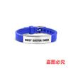 Pulsera de Silicona Correa de Silicona Transfronteriza Europea y Americana Buenas Hermanas Mejores Amigas Regalo de Vacaciones Letras de Acero Inoxidable Joyería de Mano Popular