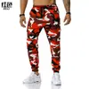 Novas Calças Casuais Patchwork Camufladas Masculinas, Calças Esportivas ao Ar Livre para Jovens, Calças de Treinamento de Futebol, Calças Fitness, Calças Jogger Masculinas