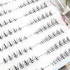 Diez Filas de Pestañas Inferiores de Hierba Marina de Gran Capacidad, Estilo Muñeca de Ojos Grandes, Pestañas Postizas Planas Segmentadas Lindas, Fábrica de Origen